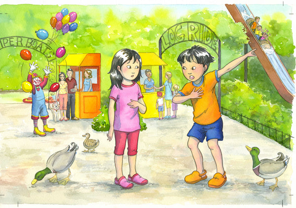 Logride illustration original