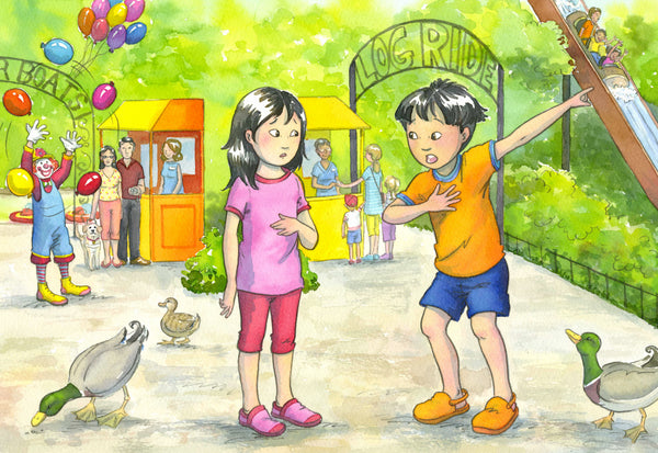 Logride illustration original