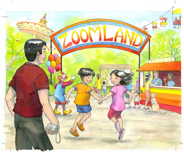 Zoomland illustration original